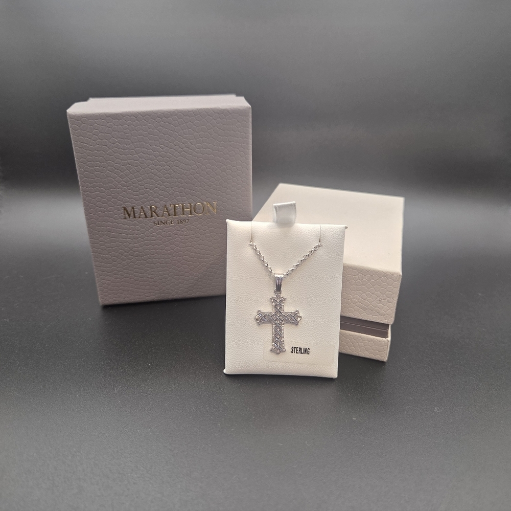 Marathon Cross Necklace